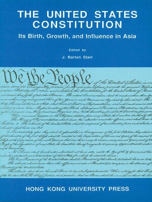 cover image of The United States Constitution